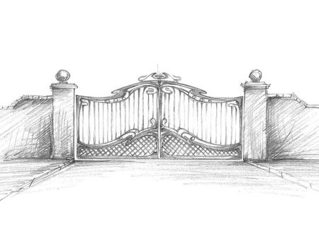 Эскизы ворот