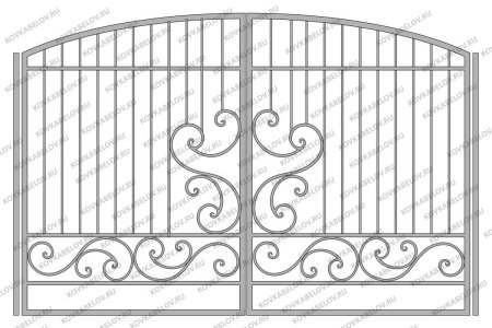 Простые узоры для ворот