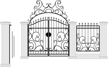 Калитка рисунок