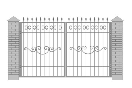 Схемы кованных ворот