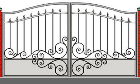 Простые узоры для ворот