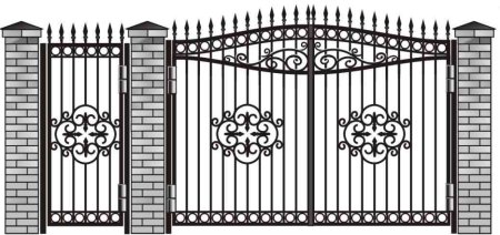 Эскизы металлических ворот