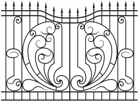 Ажурные ограды эскизы