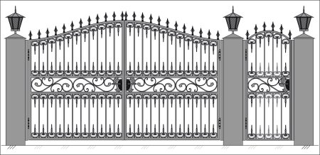 Эскизы ворот