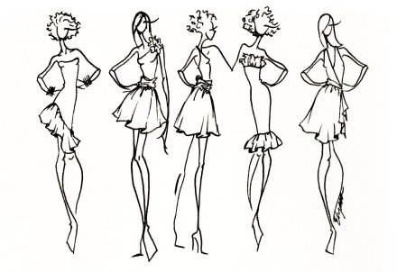 Уроки рисования одежды для дизайнеров