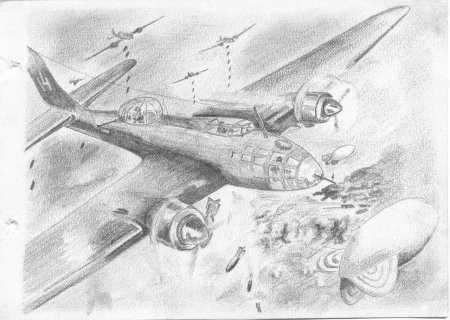 Рисунок на тему война карандашом