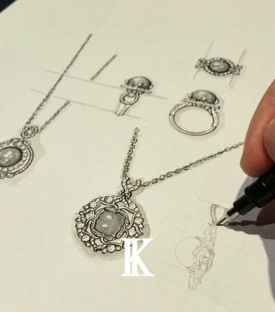 Серьги эскиз