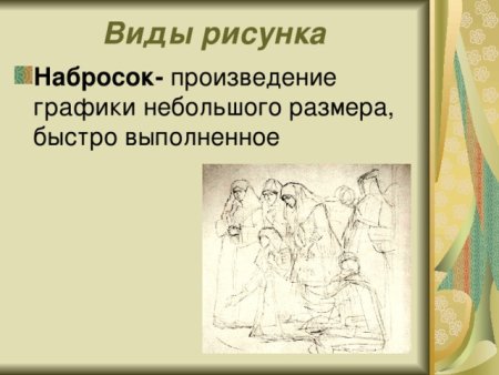Виды рисунков
