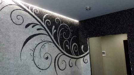 Жидкие обои узоры