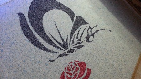 Трафарет для рисунка на стене парусник