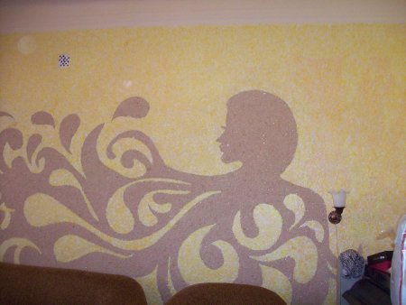 Трафареты для жидких обоев