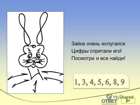 Спрятанные цифры в рисунках