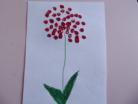 Рисование ватными палочками для детей 6-7 лет