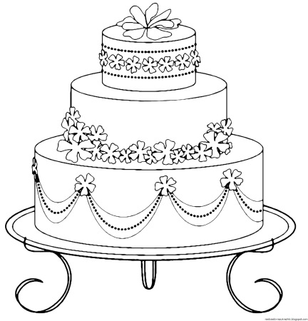 Торт рисунок