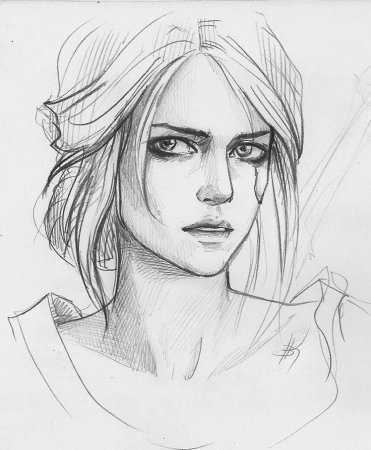 Цветы карандашом