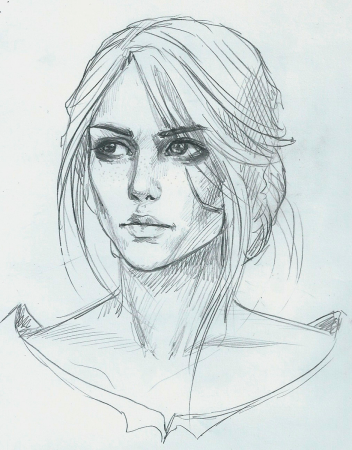 Собачка рисунок карандашом