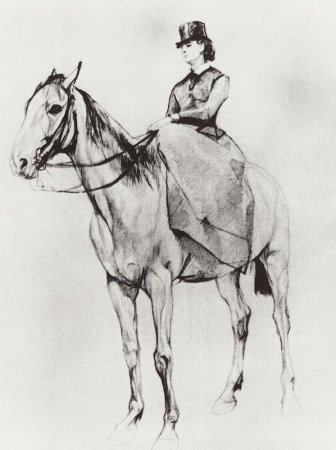 Серов в.а. Амазонка. М.Ф. Мамонтова