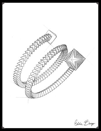 Ювелирные изделия браслеты эскизы