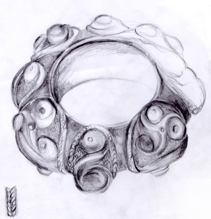 Браслет карандашом