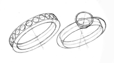 Эскизы ювелирных браслетов