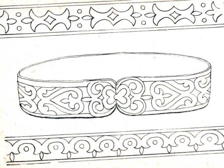 Хакасские украшения раскраска