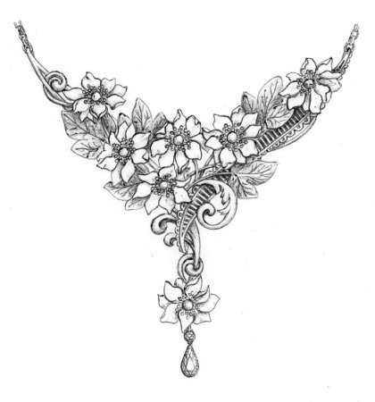 Эскиз украшения