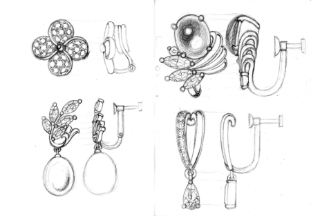 Эскизы ювелирных изделий