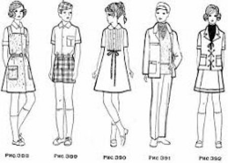 Школьная форма раскраска