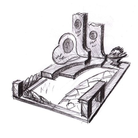 Эскизы надгробных памятников