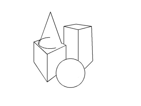 Геометрические фигуры эскизы