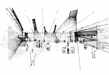 Эскиза выставочного