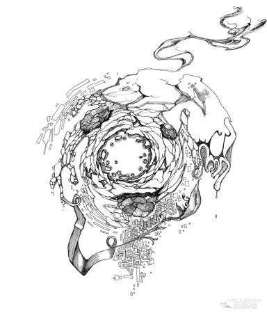 Земля эскиз