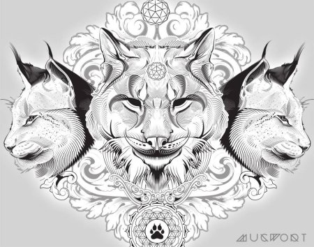 Тату с тотемными животными