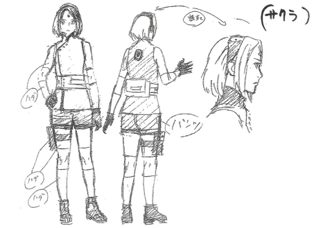 Линейный набросок портрета