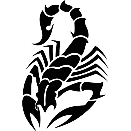 Татуировка Скорпион трайбл