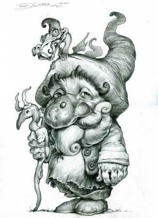 Леший эскиз