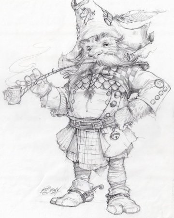 Эскиз гнома
