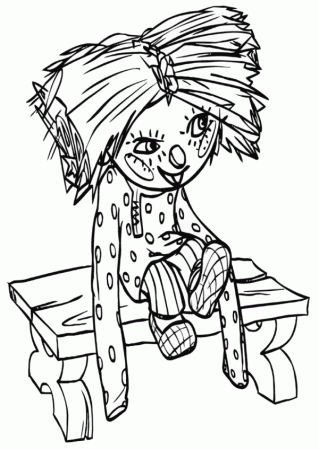 Расскраска домовёнок Кузя