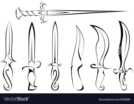 Стилизованный меч