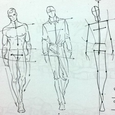 Модели для рисования одежды