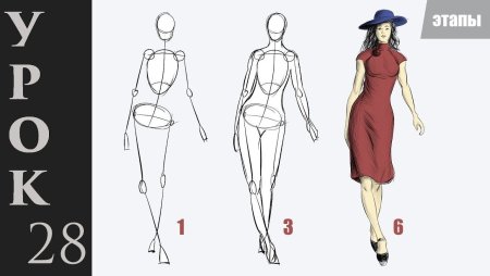 Рисование фигуры в движении