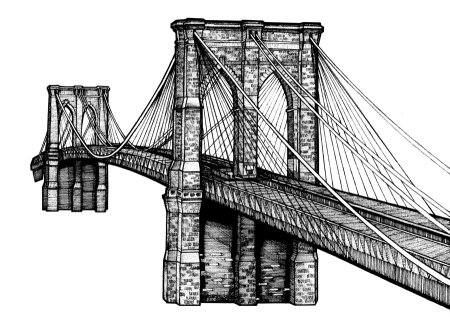 Эскиз моста рисунок (42 фото)