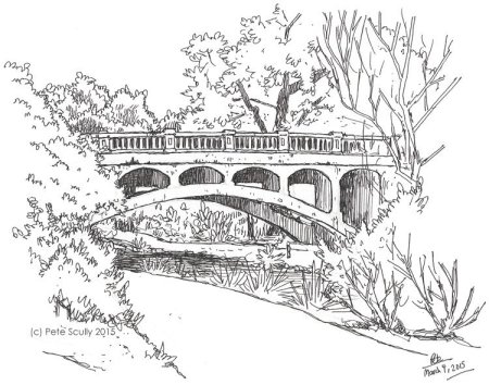 Наброски парк Царицыно