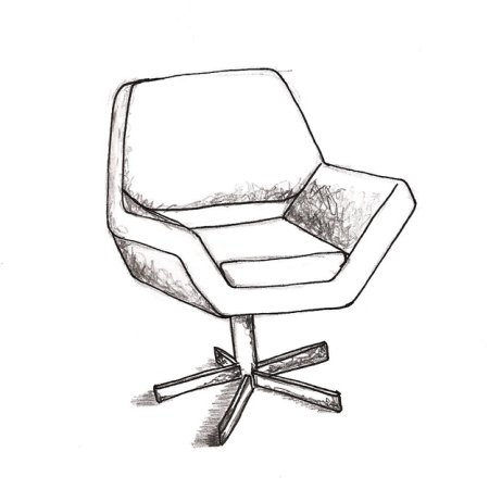 Наброски кресла