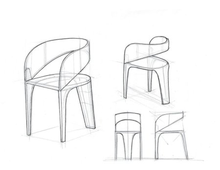 Стул в перспективе