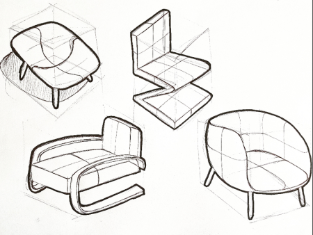 Зарисовка кресла