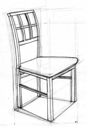 Дизайнерские стулья карандашом