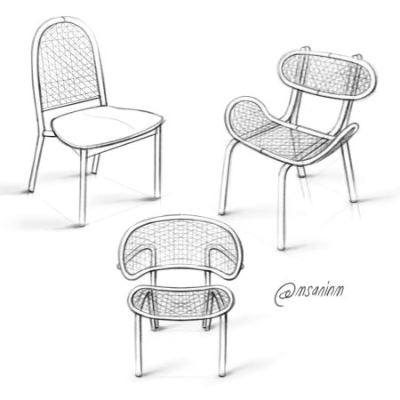 Дизайнерский проект стула