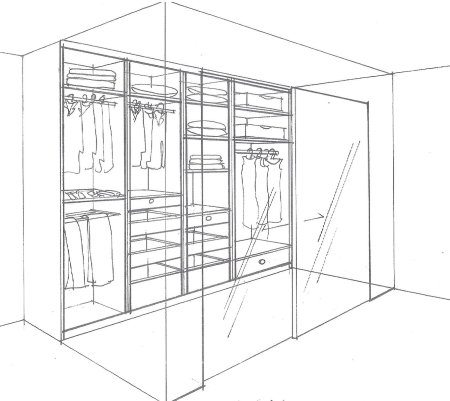 Гардероб эскиз