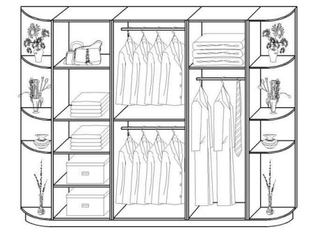 Эскиз шкафа купе